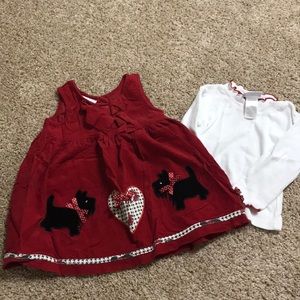 Blueberi Boulevard 18 mo. Dress with undershirt